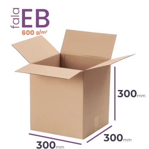 Karton 5-warstwowy 300x300x300 wym. zewn. EB/600 - 20 szt.