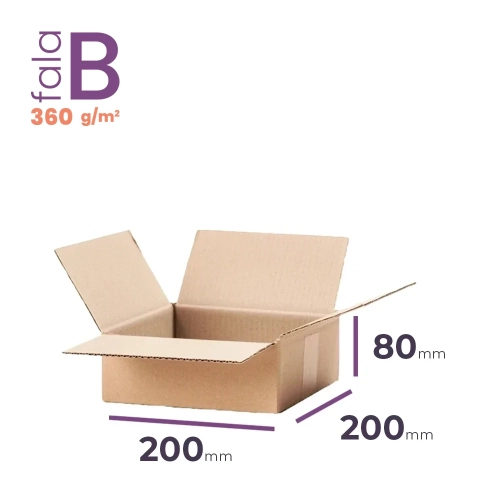 Karton 200x200x80  wym. zewn. B/360 - 20 szt.