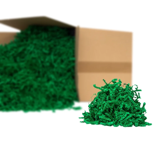 Wypełniacz papierowy ozdobny zielony - 1kg 