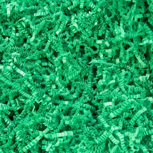 wiórki papierowe ozdobne zielone