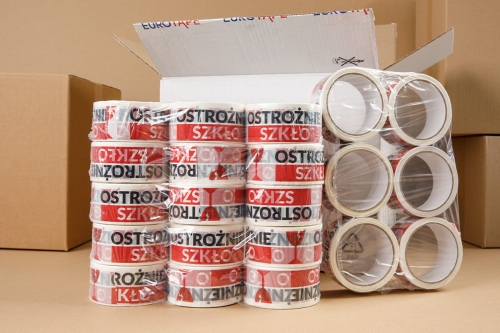 _Printed_Packaging_Tape_"OSTROŻNIE_SZKŁO"_-_36_pcs