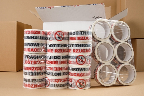 _Printed_Packaging_Tape_"OSTROŻNIE"_-_36_pcs