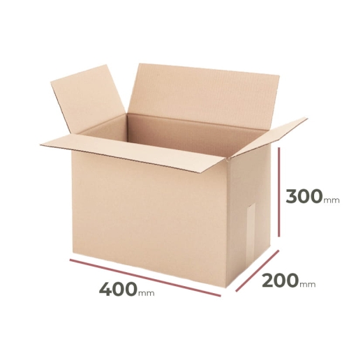 Karton 400x200x300 wym. zewn. B/430 - 20 szt.