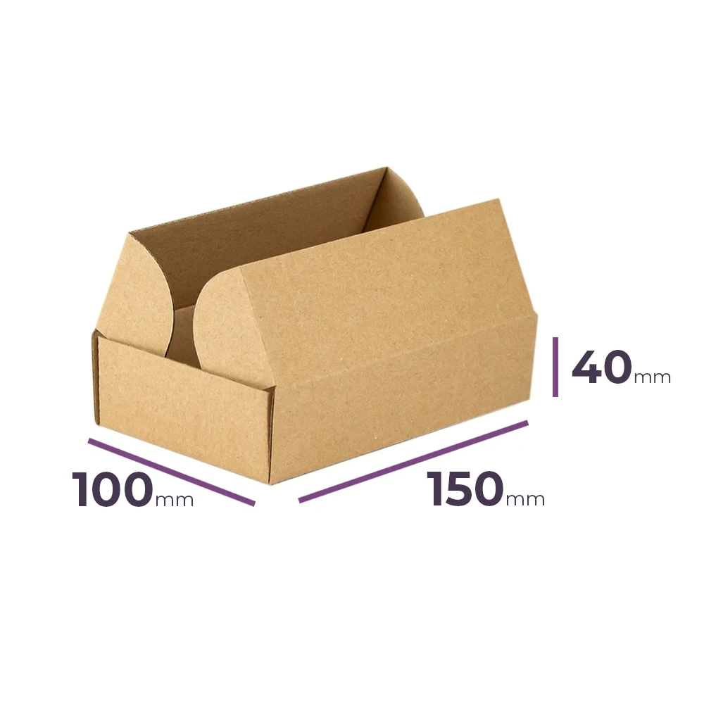 płaski karton fasonowy 150x100x40 mm