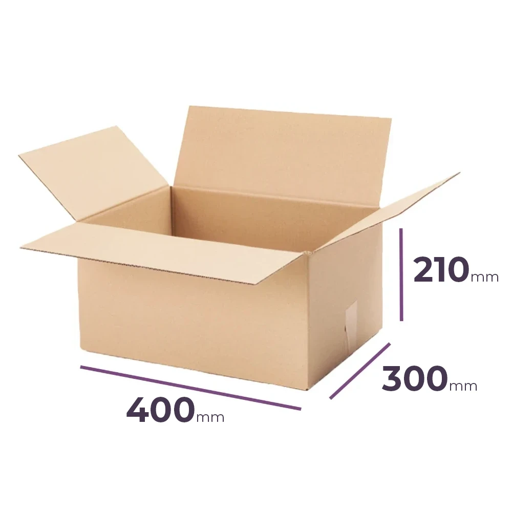 opakowanie wysyłkowe białe 400x300x210 mm 