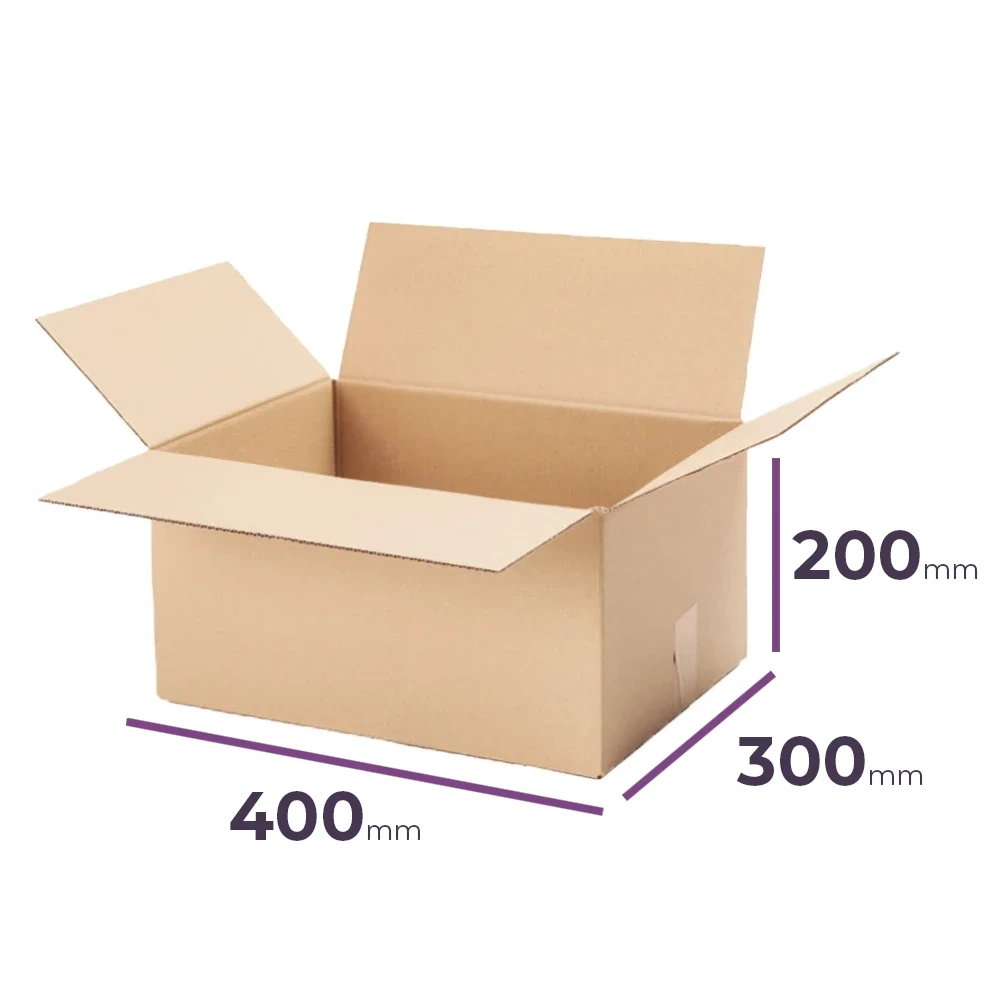 opakowanie wysyłkowe 400x300x200 mm fala c