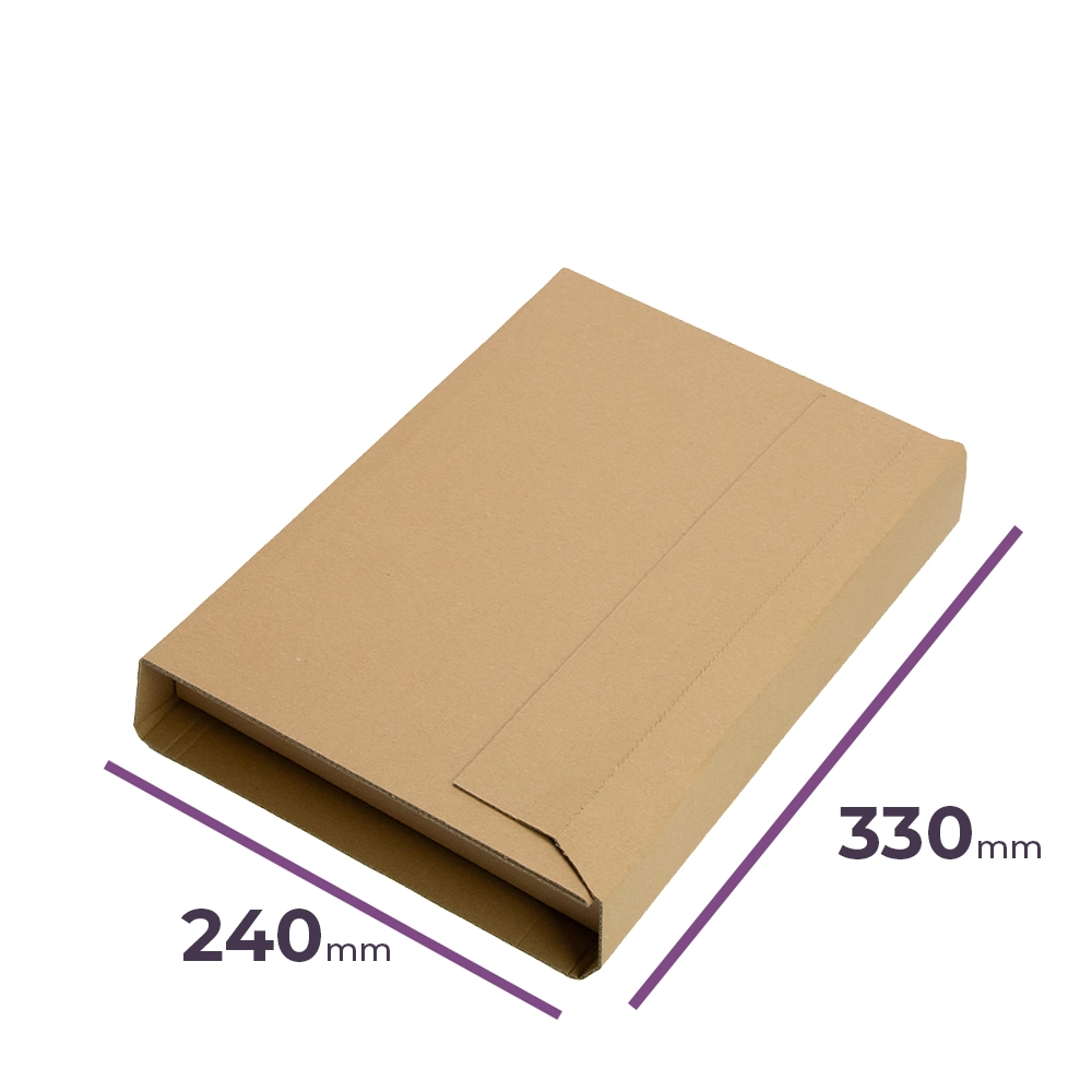karton na książki rollbox z paskiem 330x220x100 mm - fala Q
