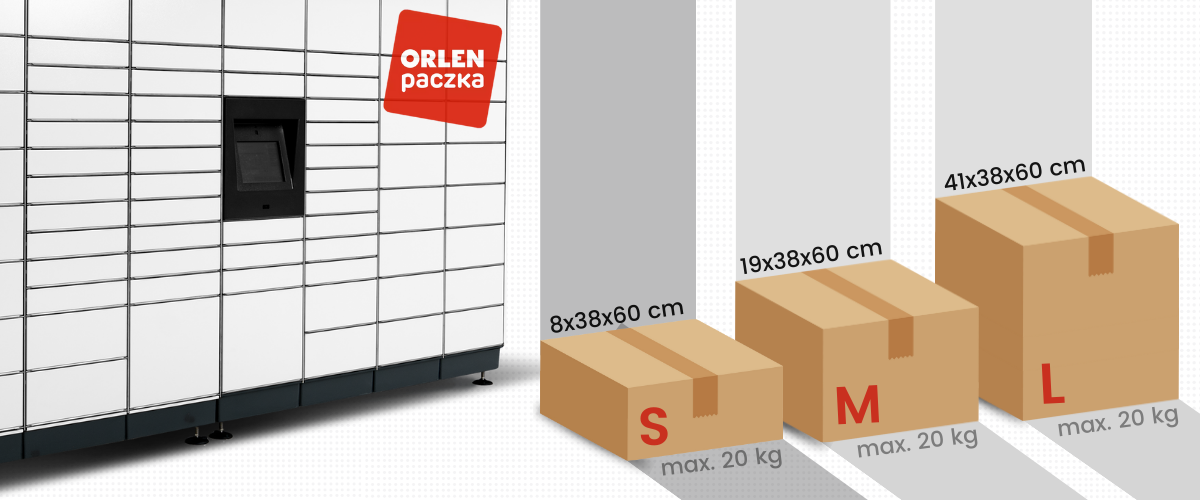 wymiary Orlen Paczka dla klientów biznesowych - rozmiar S