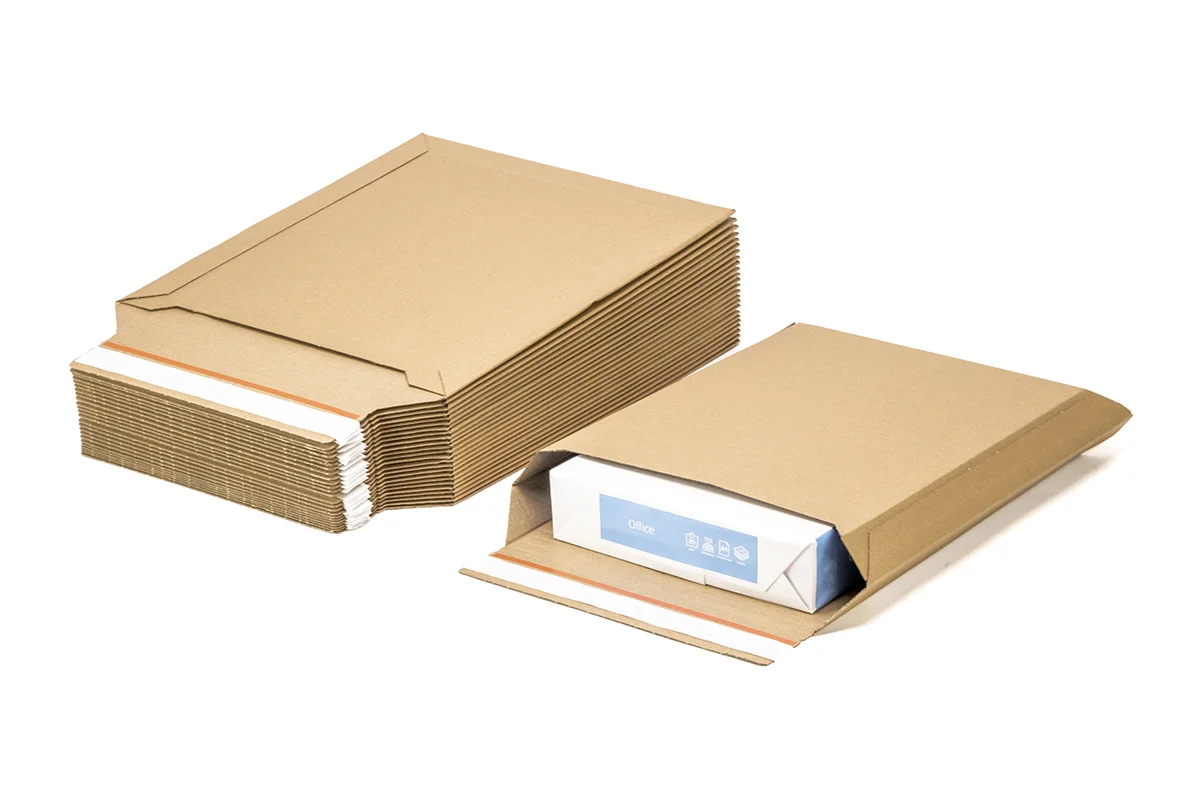 Koperta tekturowa brązowa 385x321