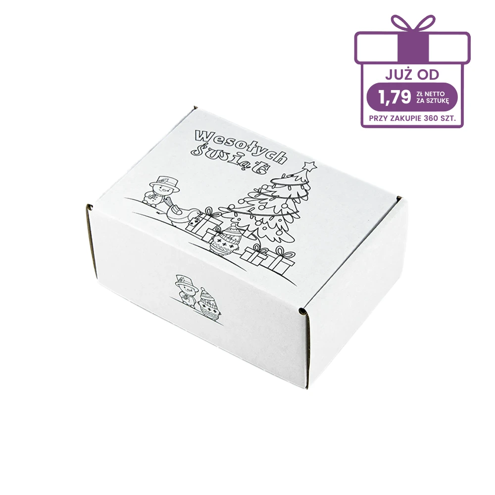 karton ozdobny na święta