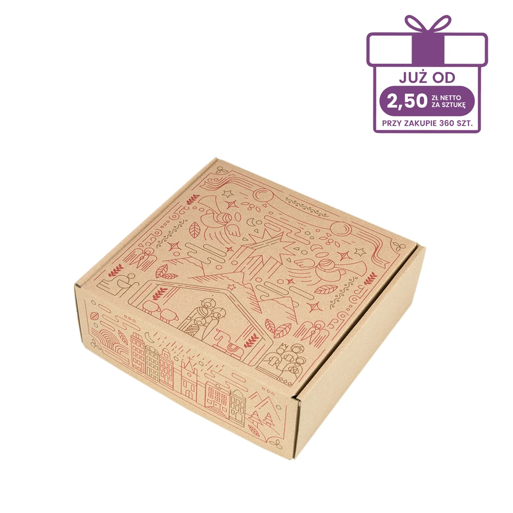 karton fasonowy z nadrukiem “Pocztówka”