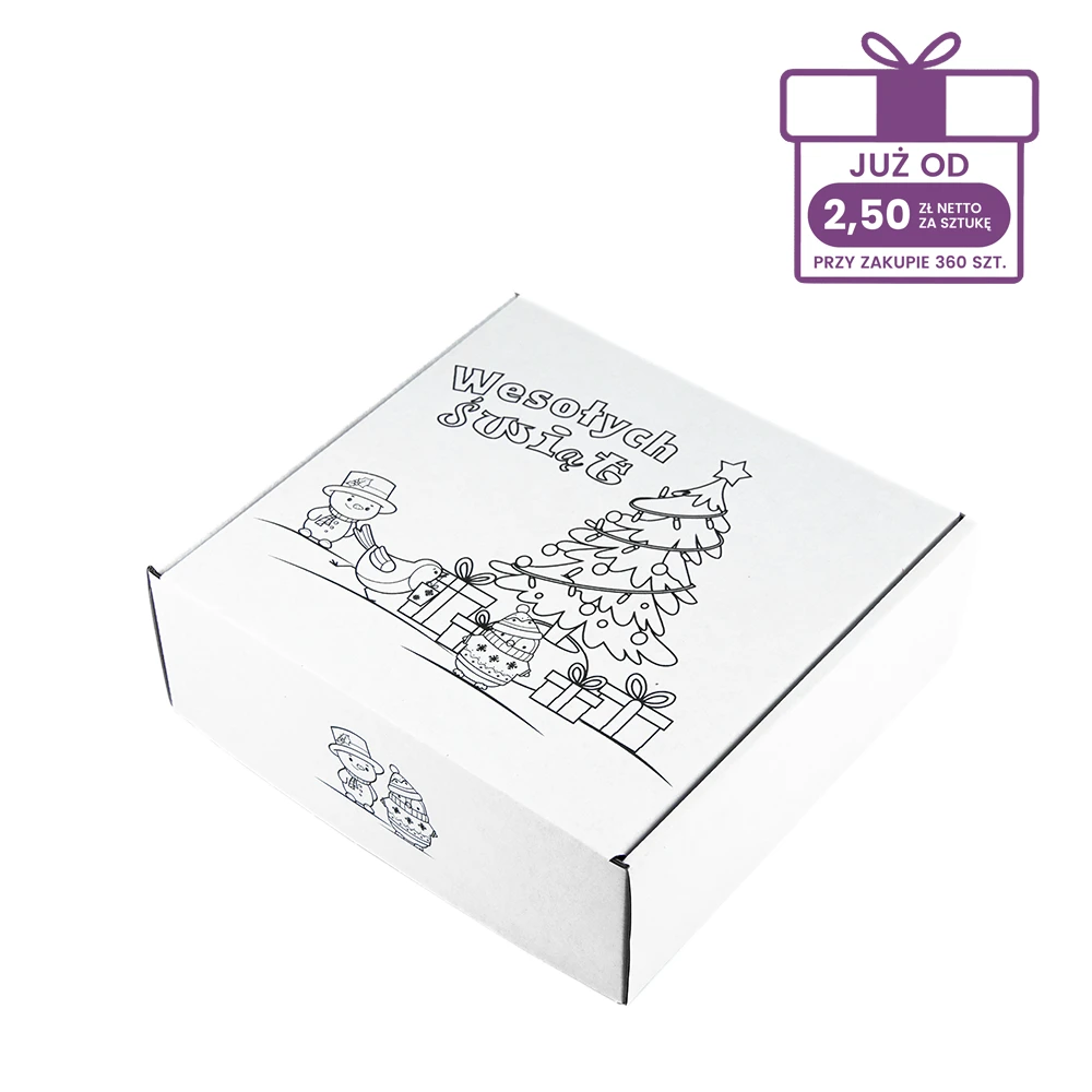 karton fasonowy świąteczny “Kolorowanka”