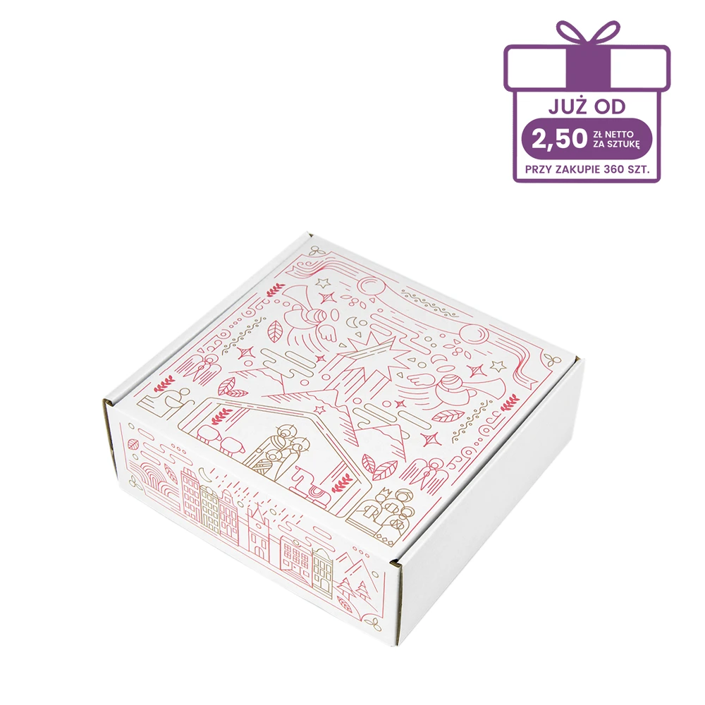 karton fasonowy z nadrukiem “Pocztówka”