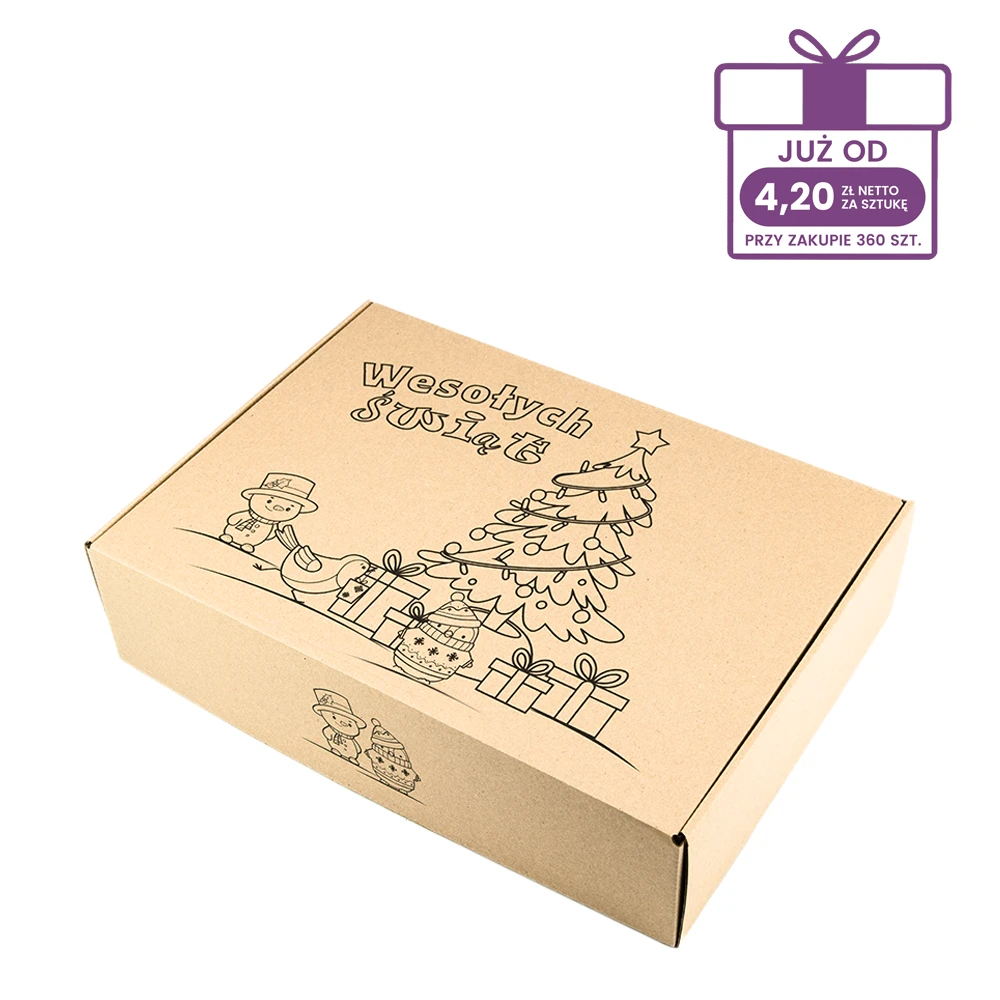 szary karton fasonowy 350x250x90 mm