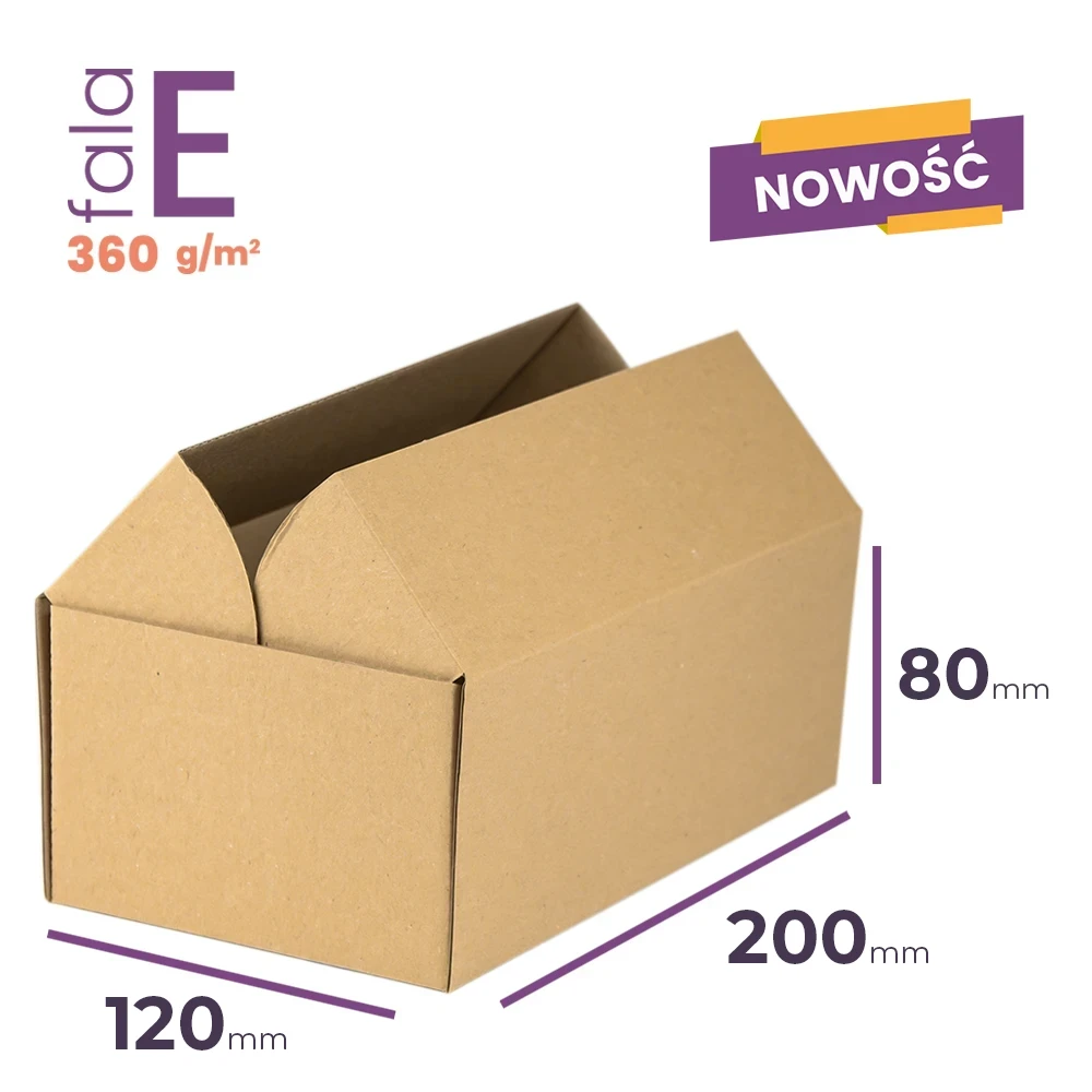 karton wykrojnikowy 200x120x80 mm